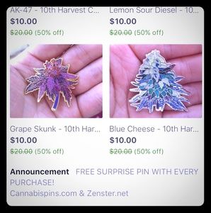 Cannabis Pins